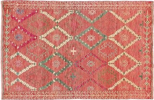 Rug Prince Moroccan Pink Hand Knotted Rug