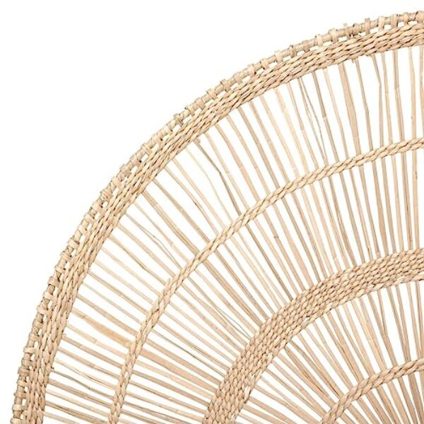 Seagrass Arch Iron Reed Wall Décor 60x35 cm