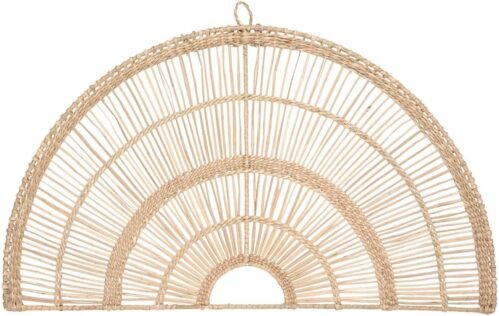 Seagrass Arch Iron Reed Wall Décor 60X35 Cm