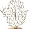 Seagrass Coral Decor - Silver/Brown, 41cm