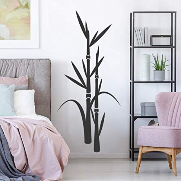 Self-Adhesive Bamboo Wall Tattoo, XXL – Easy Apply