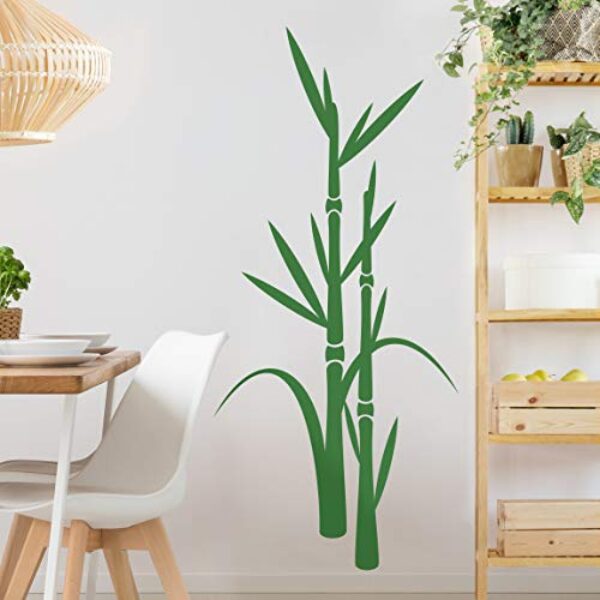 Self-Adhesive Bamboo Wall Tattoo, XXL – Easy Apply