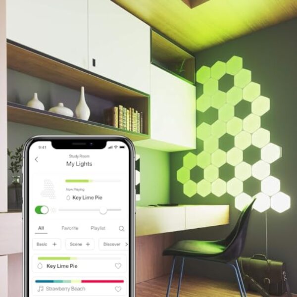 Smart Multi-Color Light Panels with Music Sync (RGBW)