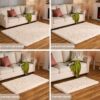 Soft Fluffy Shag Rug - Beige, 120x160 cm