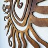 Sun Spiral 3D Wood Wall Art