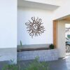 Sun Spiral 3D Wood Wall Art