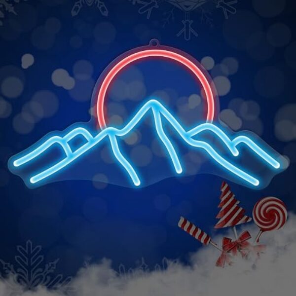 Sunrise Sunset Mountain Neon Sign - Dimmable LED