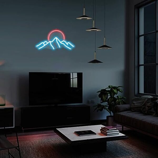 Sunrise Sunset Mountain Neon Sign - Dimmable LED