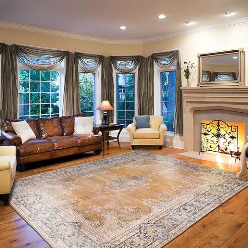 Taleta Washable Non Slip Vintage Rug 160X230Cm