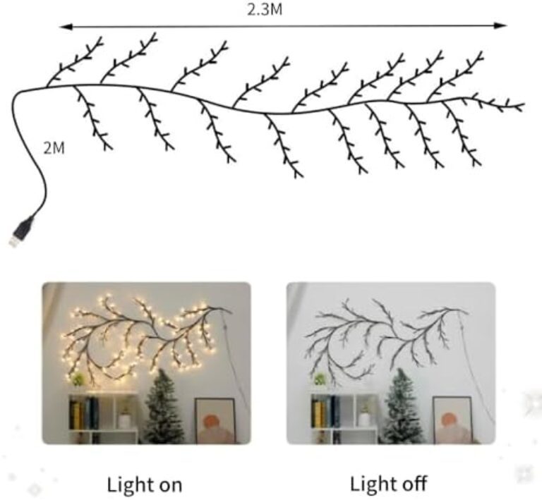 Twinkling Willow Vine Fairy Lights, 144 LEDs, USB