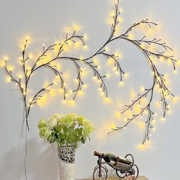 Twinkling Willow Vine Fairy Lights, 144 LEDs, USB