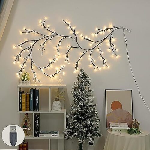 Twinkling Willow Vine Fairy Lights, 144 Leds, Usb