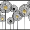Unique Scandinavian Metal 3D Wall Art, 80x50 cm