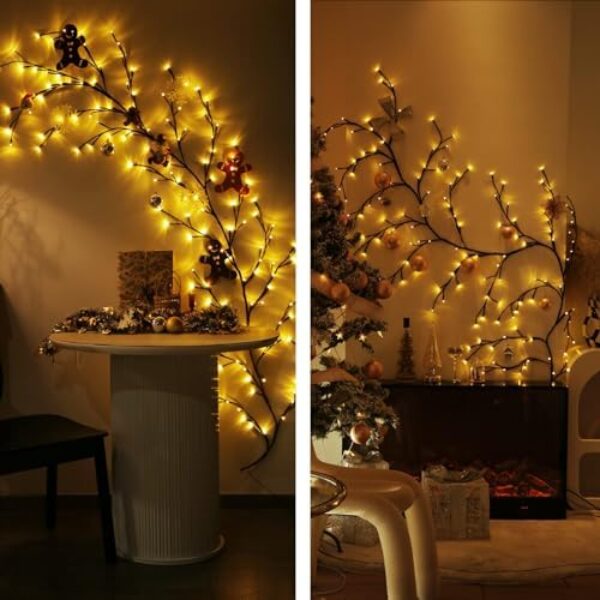 USB Willow Vine Fairy Lights with Remote, 144 LEDs