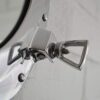Vintage Nautical Porthole Mirror - 17" Nickel Chrome