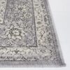 Vintage Oriental Viscose Teppich, Anthrazit/Grau, 2,1m x 3,2m