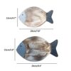 Vintage Wooden Fish Wall Decor - Easy Install