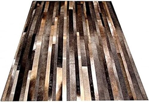 Vip Leather Cowhide Patchwork Rug 1