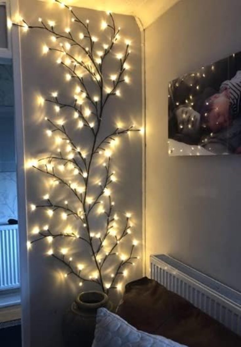 Warmweiße LED Weidenzweige - 144 Lichter