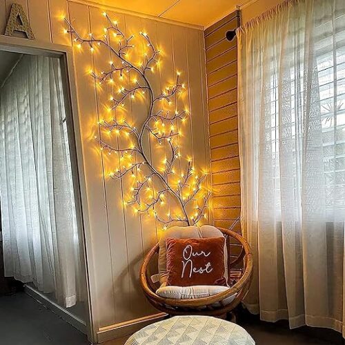 Warm White Led Willow Branches - 144 Lights