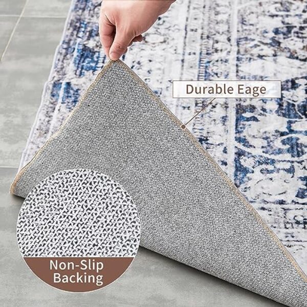 Waschbarer böhmischer Vintage-Teppich - 80x150cm
