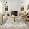 Washable Boho Oriental Rug - Non-Slip, 8x10 ft