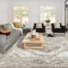 Washable Boho Oriental Rug - Non-Slip, 8x10 ft