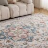 Washable Vintage Rug 200x290 cm Beige