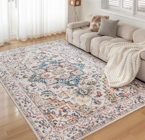 Washable Vintage Rug 200X290 Cm Beige