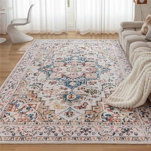 Washable Vintage Rug - Beige, 120X170Cm