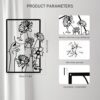 YiYa 3-Pack Minimalist Metal Wall Art