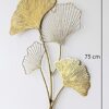 ZEYA 3D Gold Gingko Wandkunst