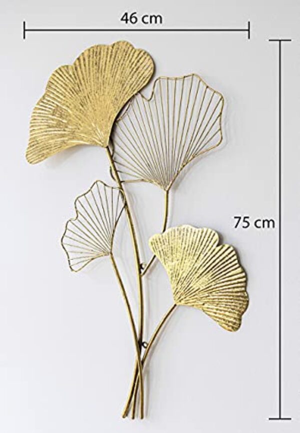 ZEYA 3D Gold Gingko Wandkunst