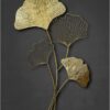 ZEYA 3D Gold Gingko Wandkunst