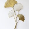 ZEYA 3D Gold Gingko Wandkunst