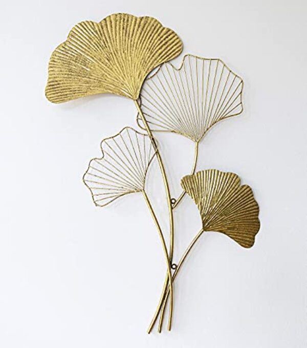 ZEYA 3D Gold Gingko Wandkunst